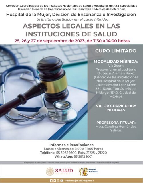 ASPECTOS LEGALES EN LAS INSTITUCIONES DE SALUD